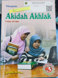 Image of AKIDAH AKHLAK MA 3  KELAS XII