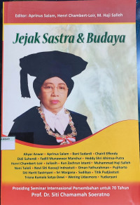 Image of Jejak Sastra dan Budaya