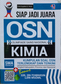 Image of OLIAMPIADE SAINS NASIOANAL KIMIA SMA SEDERAJAT