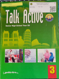 Image of TALK ACTIVE 3 ENGLISH FOR SENIOR HIGH SCHOOL GRADE XII